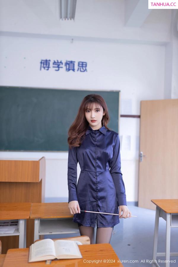 陆萱萱  [XiuRen]高清写真图 2024.03.28 No.8309 陆萱萱 黑丝美腿第18张图片
